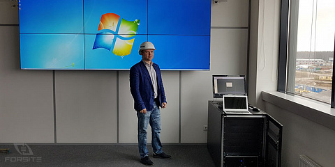 Диспетчерская в офисе компании Siemens